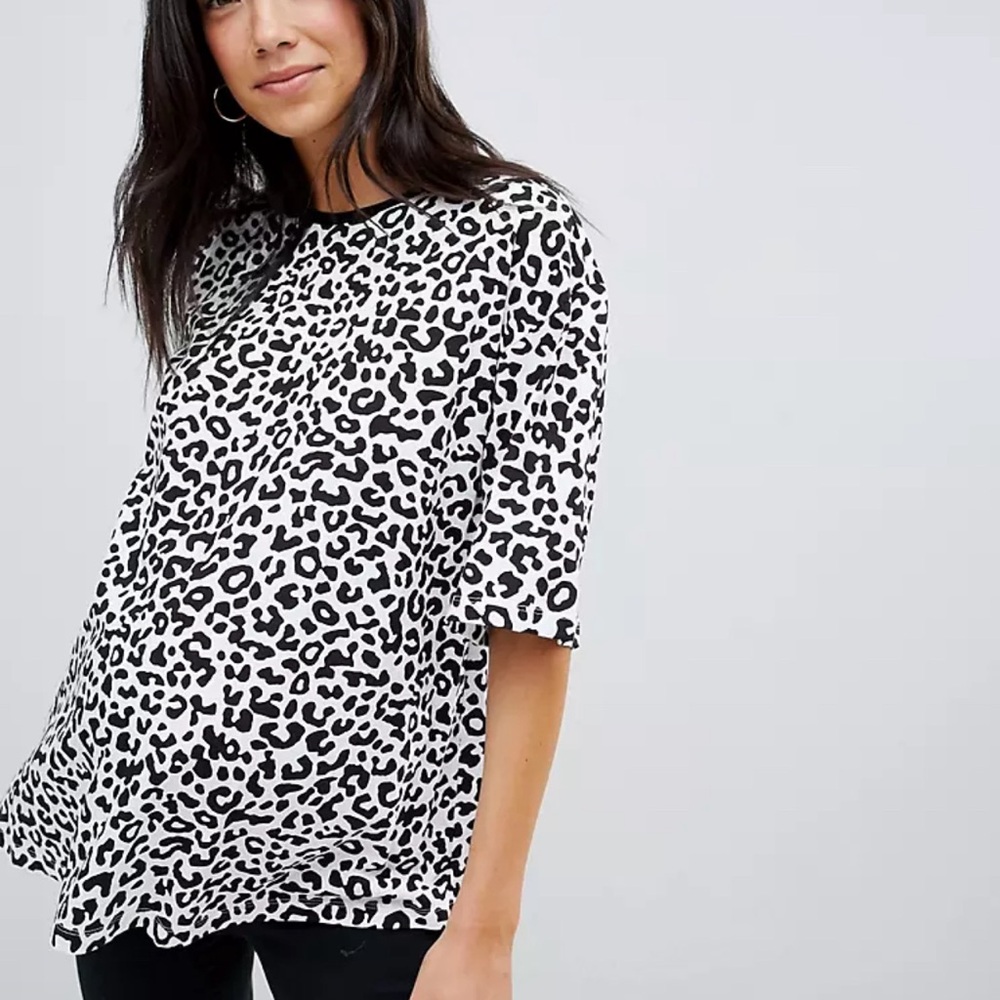 ASOS Maternity leopard print tunic tshirt - 2